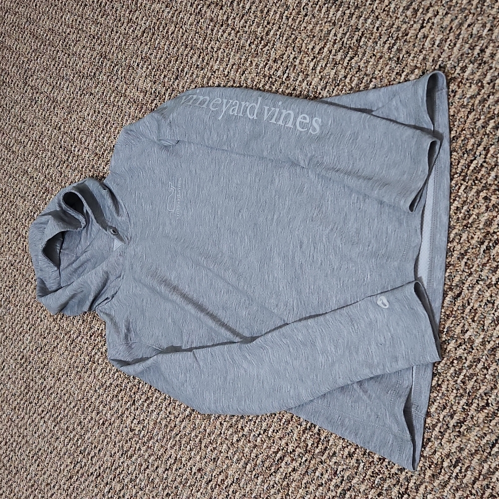 Vineyard Vines performance gray hoodie